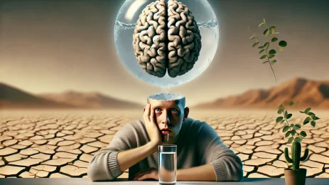 The Brain Shrinks When Dehydrated